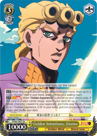 Golden Intentions, Giorno - [JoJo's Bizarre Adventure: Golden Wind] | Gear Gaming Fayetteville