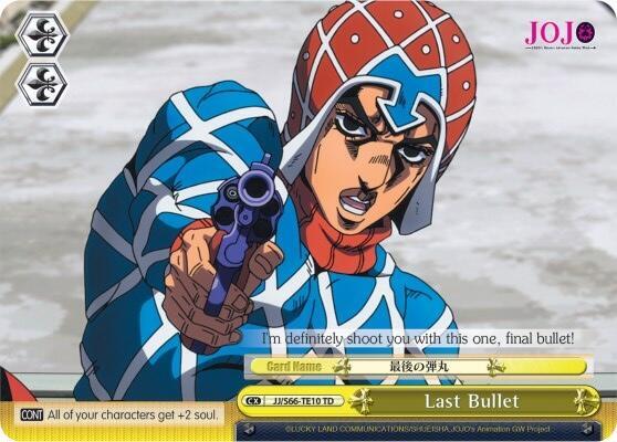 Last Bullet - [JoJo's Bizarre Adventure: Golden Wind] | Gear Gaming Fayetteville