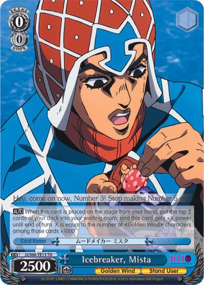 Icebreaker, Mista - [JoJo's Bizarre Adventure: Golden Wind] | Gear Gaming Fayetteville