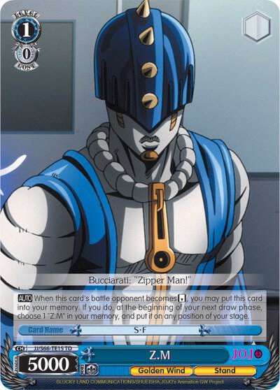 Z.M - [JoJo's Bizarre Adventure: Golden Wind] | Gear Gaming Fayetteville