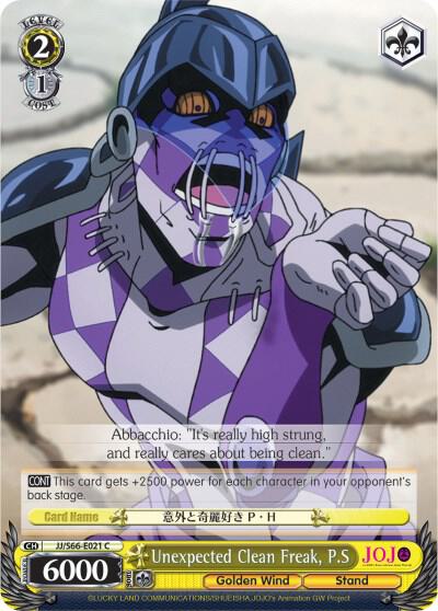Unexpected Clean Freak, P.S - [JoJo's Bizarre Adventure: Golden Wind] | Gear Gaming Fayetteville
