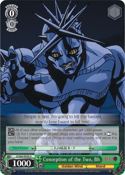 Conception of the Two, Bh - [JoJo's Bizarre Adventure: Golden Wind] | Gear Gaming Fayetteville
