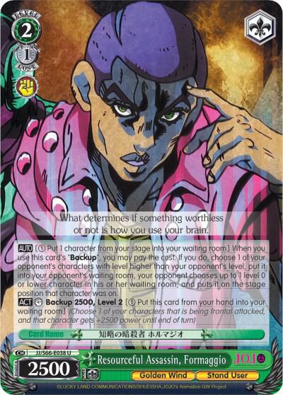 Resourceful Assassin, Formaggio - [JoJo's Bizarre Adventure: Golden Wind] | Gear Gaming Fayetteville