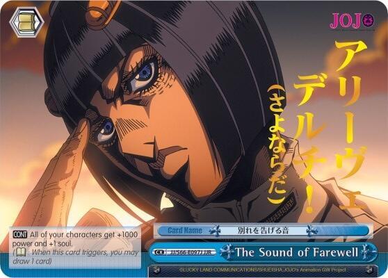 The Sound of Farewell (JJR) (Gold Stamp) - [JoJo's Bizarre Adventure: Golden Wind] | Gear Gaming Fayetteville