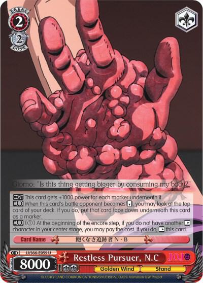 Restless Pursuer, N.C - [JoJo's Bizarre Adventure: Golden Wind] | Gear Gaming Fayetteville