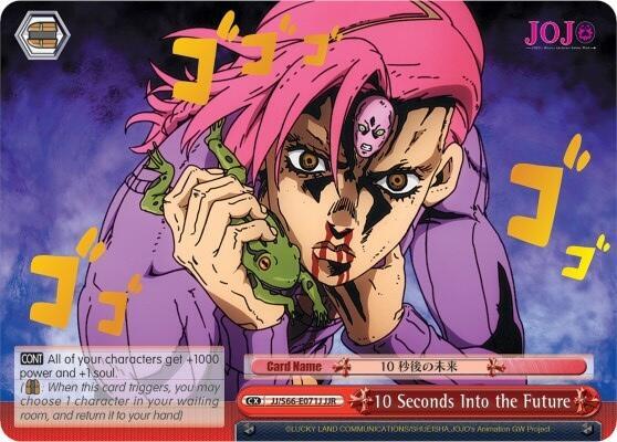 10 Seconds Into the Future (JJR) (Gold Stamp) - [JoJo's Bizarre Adventure: Golden Wind] | Gear Gaming Fayetteville