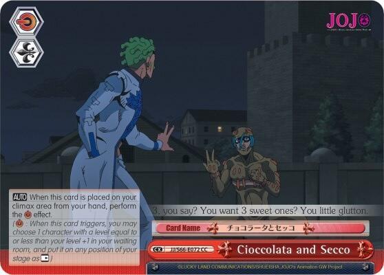 Cioccolata and Secco - [JoJo's Bizarre Adventure: Golden Wind] | Gear Gaming Fayetteville
