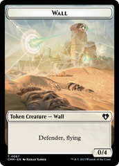 Wall // Kor Ally Double-Sided Token [Commander Masters Tokens] | Gear Gaming Fayetteville