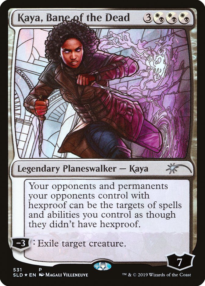 Kaya, Bane of the Dead (Stained Glass) [Secret Lair Drop Promos] | Gear Gaming Fayetteville