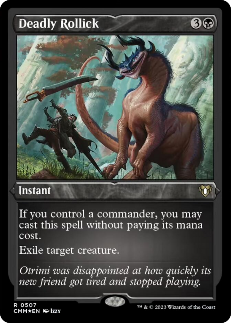 Deadly Rollick (Foil Etched) [Commander Masters] | Gear Gaming Fayetteville