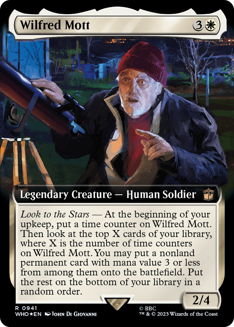 Wilfred Mott (Extended Art) (Surge Foil) [Doctor Who] | Gear Gaming Fayetteville