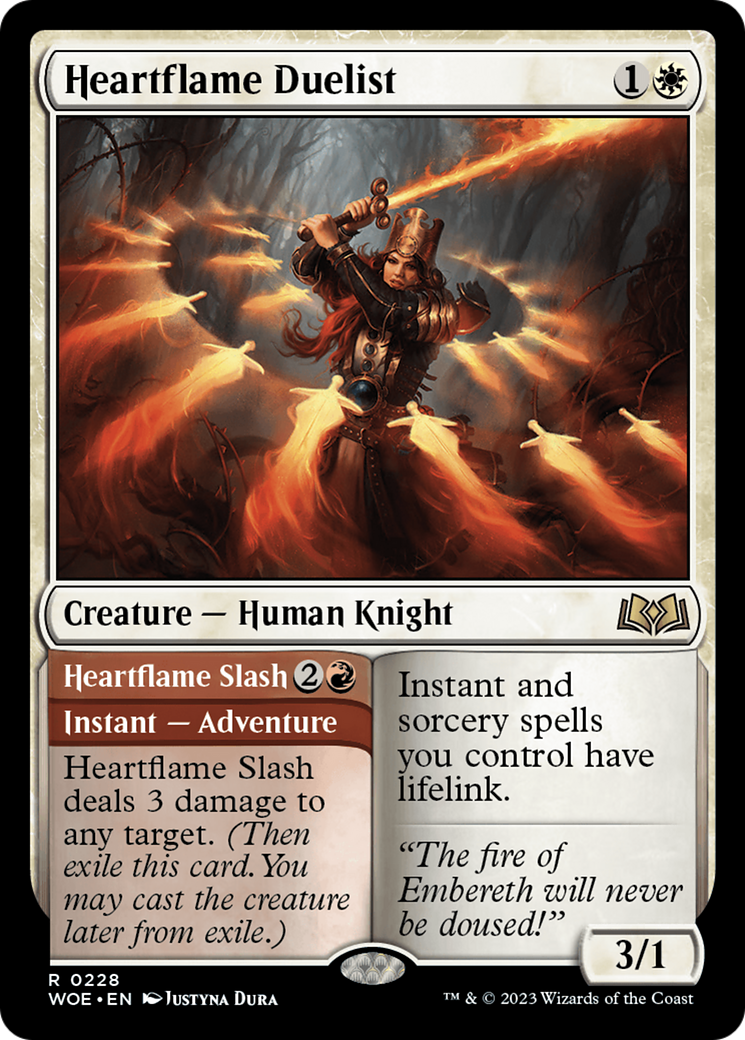 Heartflame Duelist // Heartflame Slash [Wilds of Eldraine] | Gear Gaming Fayetteville