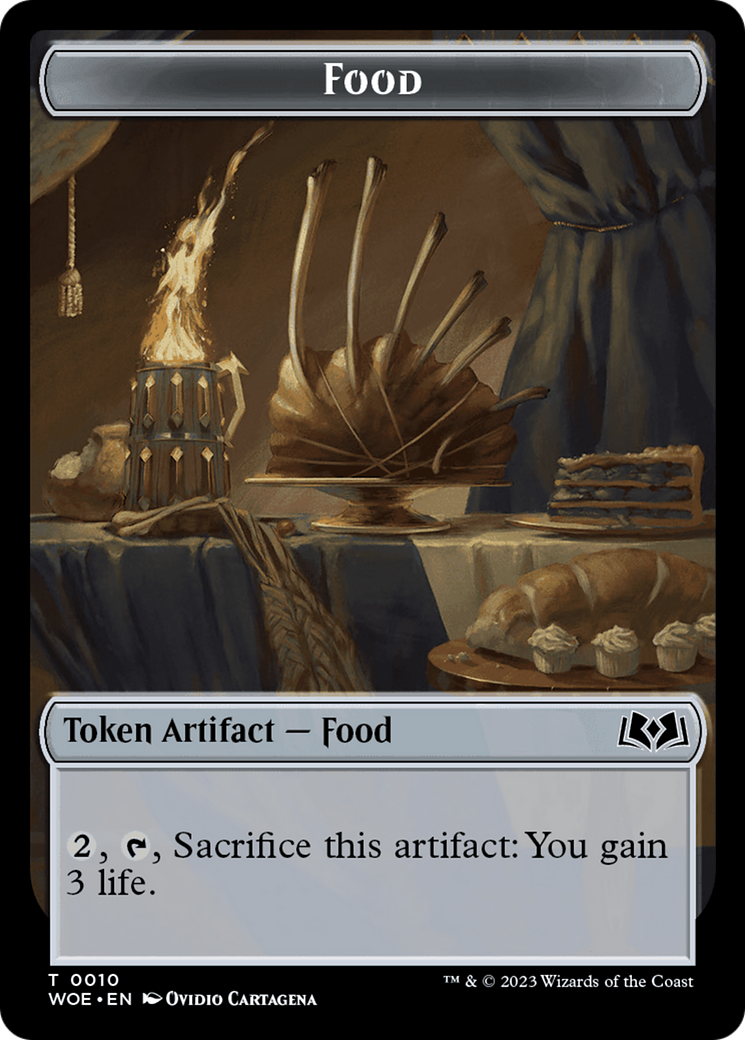 Beast // Food (0010) Double-Sided Token [Wilds of Eldraine Tokens] | Gear Gaming Fayetteville