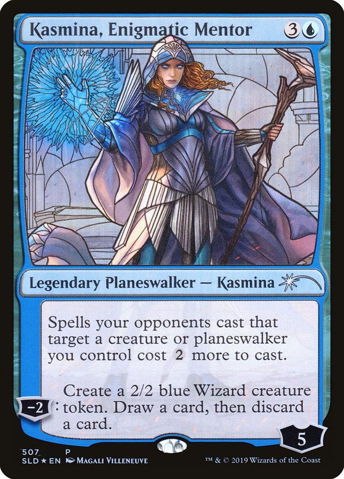 Kasmina, Enigmatic Mentor (Stained Glass) [Secret Lair Drop Promos] | Gear Gaming Fayetteville