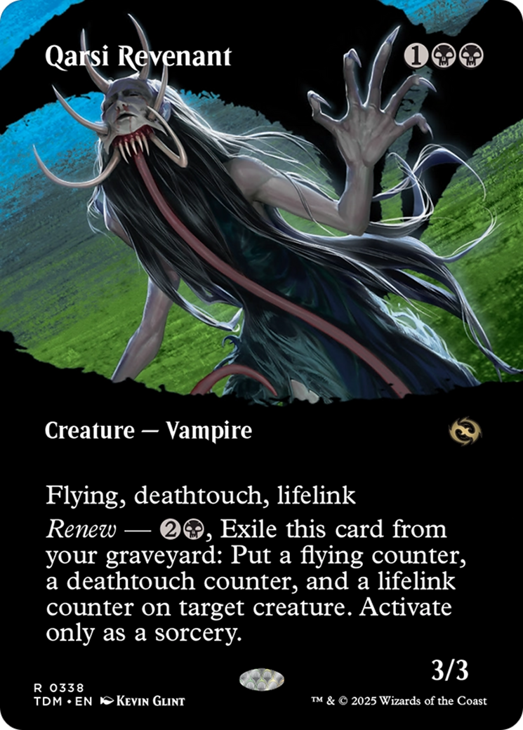 Qarsi Revenant (Borderless) [Tarkir: Dragonstorm] | Gear Gaming Fayetteville