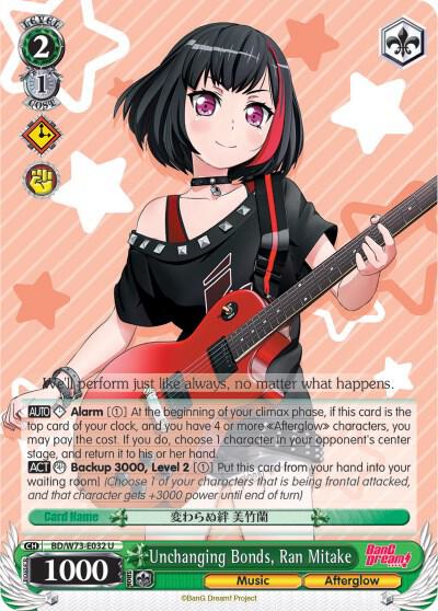 Unchanging Bonds, Ran Mitake - [BanG Dream! Vol.2] | Gear Gaming Fayetteville