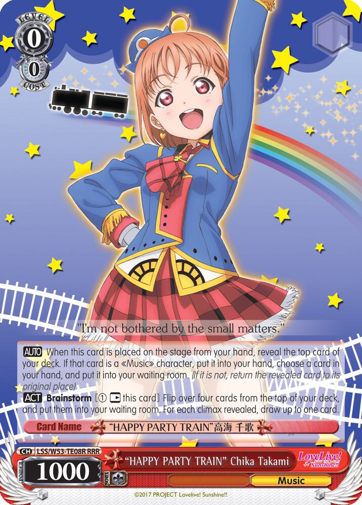 "HAPPY PARTY TRAIN" Chika Takami (RRR) - [Love Live! Sunshine!! Extra Booster] | Gear Gaming Fayetteville