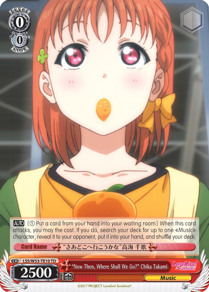"Now Then, Where Shall We Go?" Chika Takami - [Love Live! Sunshine!! Extra Booster] | Gear Gaming Fayetteville