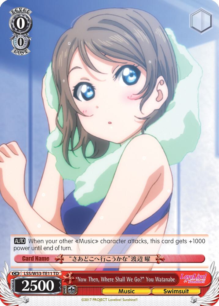 "Now Then, Where Shall We Go?" You Watanabe - [Love Live! Sunshine!! Extra Booster] | Gear Gaming Fayetteville
