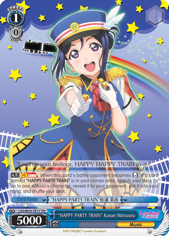 "HAPPY PARTY TRAIN" Kanan Matsuura - [Love Live! Sunshine!! Extra Booster] | Gear Gaming Fayetteville