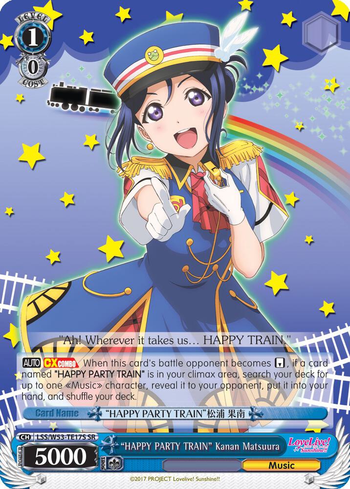 "HAPPY PARTY TRAIN" Kanan Matsuura (SR) - [Love Live! Sunshine!! Extra Booster] | Gear Gaming Fayetteville