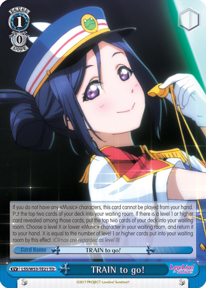 TRAIN to go! - [Love Live! Sunshine!! Extra Booster] | Gear Gaming Fayetteville
