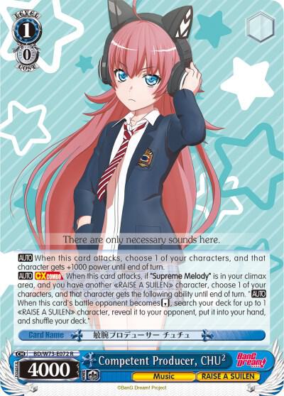 Competent Producer, CHU² - [BanG Dream! Vol.2] | Gear Gaming Fayetteville