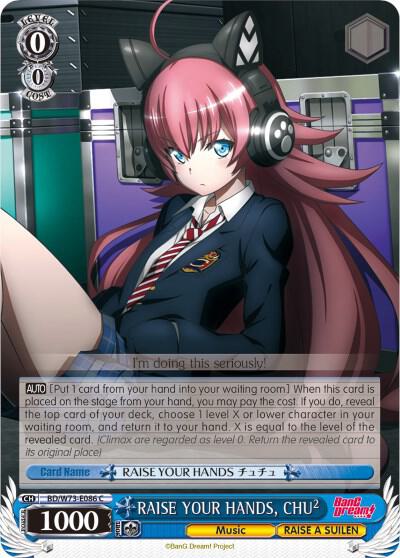 RAISE YOUR HANDS, CHU² - [BanG Dream! Vol.2] | Gear Gaming Fayetteville