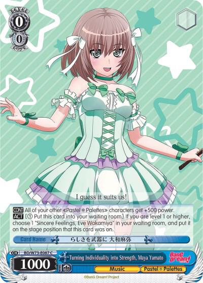 Turning Individuality into Strength, Maya Yamato - [BanG Dream! Vol.2] | Gear Gaming Fayetteville