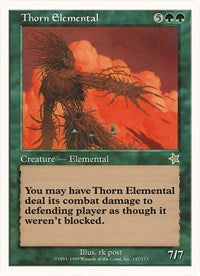 Thorn Elemental (Oversized) [Oversize Cards] | Gear Gaming Fayetteville