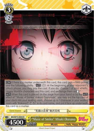 "Music of Smiles" Misaki Okusawa - [BanG Dream! Vol.2] | Gear Gaming Fayetteville