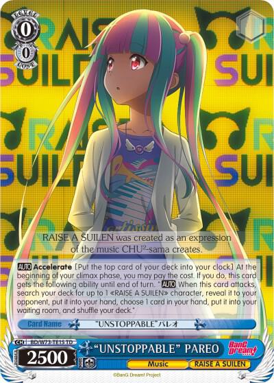 "UNSTOPPABLE" PAREO - [BanG Dream! Vol.2] | Gear Gaming Fayetteville