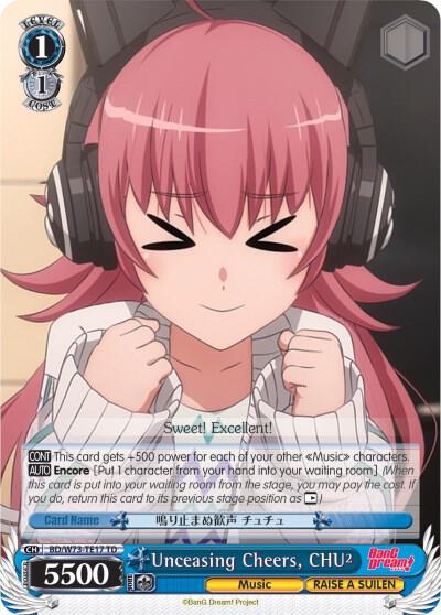 Unceasing Cheers, CHU² - [BanG Dream! Vol.2] | Gear Gaming Fayetteville