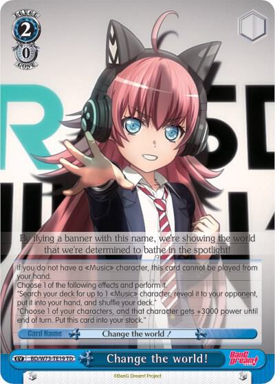 Change the world! - [BanG Dream! Vol.2] | Gear Gaming Fayetteville