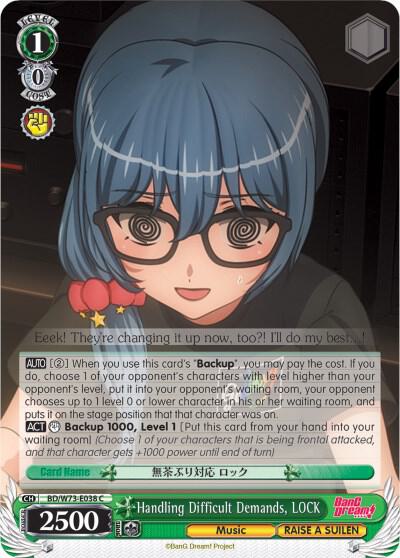 Handling Difficult Demands, LOCK - [BanG Dream! Vol.2] | Gear Gaming Fayetteville