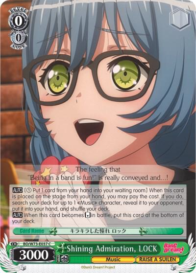 Shining Admiration, LOCK - [BanG Dream! Vol.2] | Gear Gaming Fayetteville