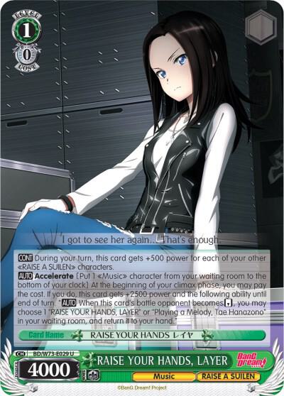 RAISE YOUR HANDS, LAYER - [BanG Dream! Vol.2] | Gear Gaming Fayetteville