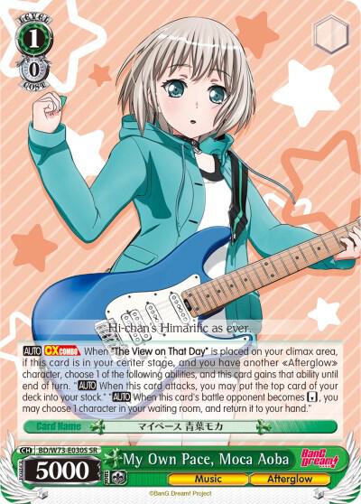 My Own Pace, Moca Aoba (SR) - [BanG Dream! Vol.2] | Gear Gaming Fayetteville