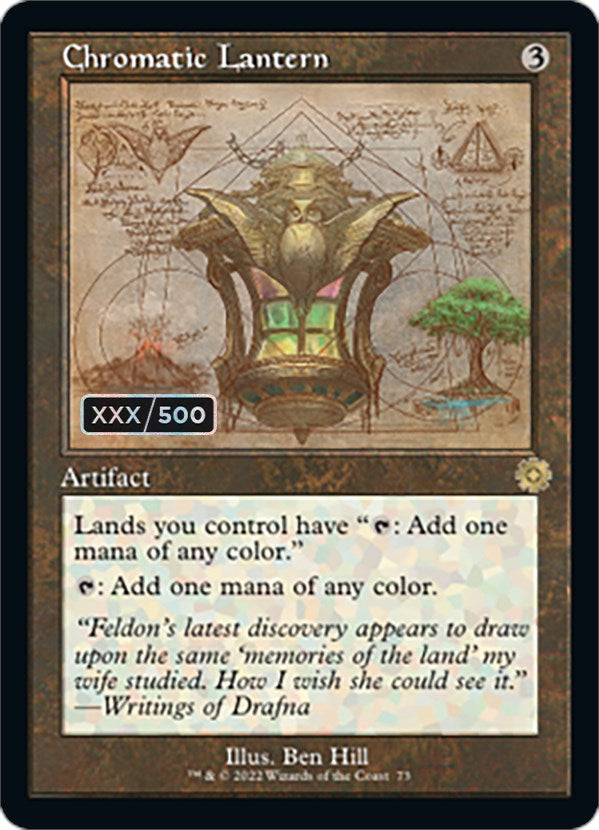 Chromatic Lantern (Retro Schematic) (Serialized) [The Brothers' War Retro Artifacts] | Gear Gaming Fayetteville