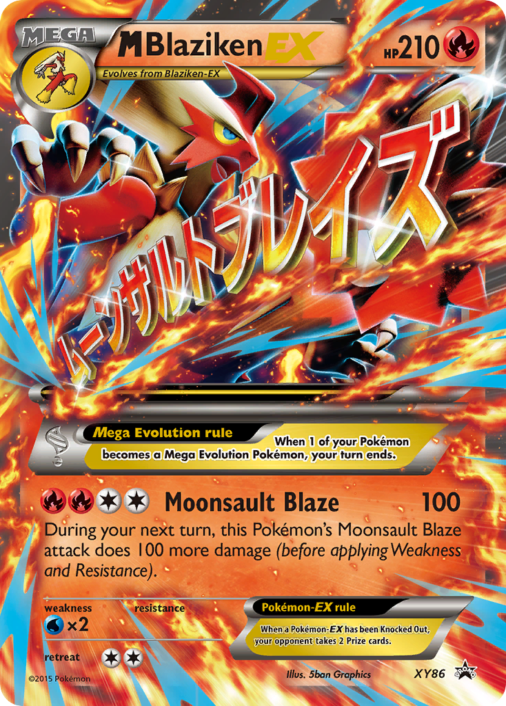 M Blaziken EX (XY86) [XY: Black Star Promos] | Gear Gaming Fayetteville