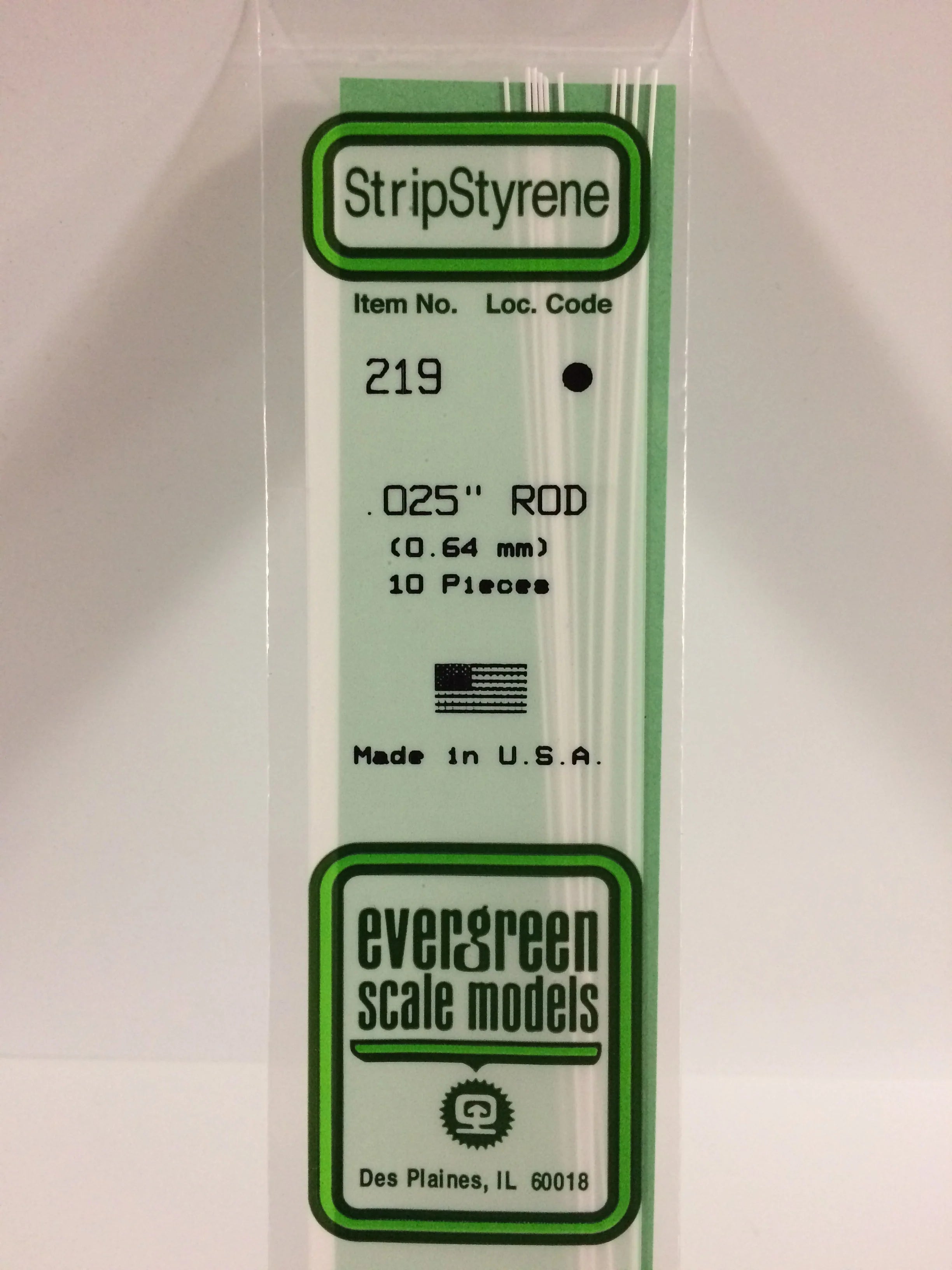 219 - .025" (.64mm) OD WHITE POLYSTYRENE ROD | Gear Gaming Fayetteville