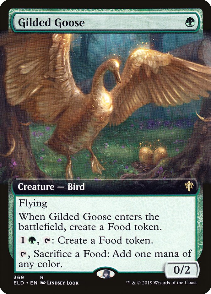 Gilded Goose (Extended Art) [Throne of Eldraine] | Gear Gaming Fayetteville
