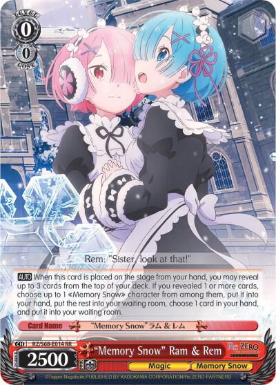 "Memory Snow" Ram & Rem - [Re:ZERO Memory Snow] | Gear Gaming Fayetteville