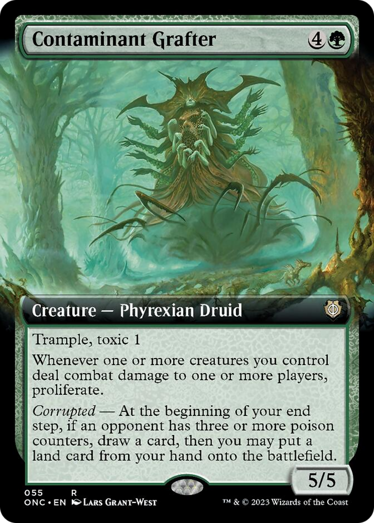 Contaminant Grafter (Extended Art) [Phyrexia: All Will Be One Commander] | Gear Gaming Fayetteville