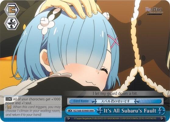 It's All Subaru's Fault (RRR) - [Re:ZERO Memory Snow] | Gear Gaming Fayetteville