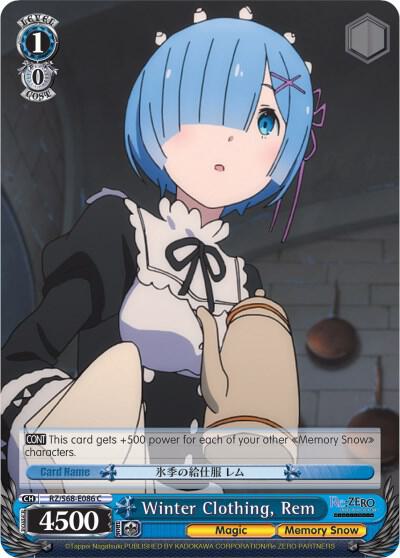 Winter Clothing, Rem - [Re:ZERO Memory Snow] | Gear Gaming Fayetteville