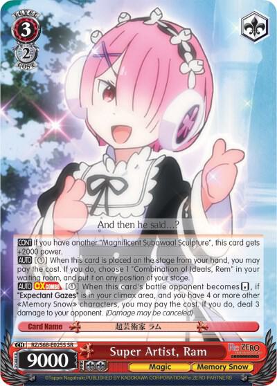 Super Artist, Ram (SR) - [Re:ZERO Memory Snow] | Gear Gaming Fayetteville