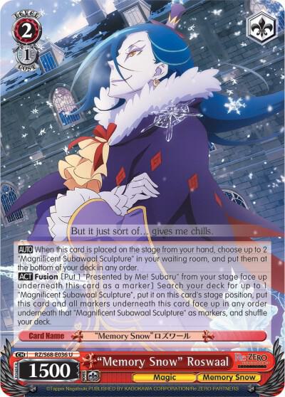 "Memory Snow" Roswaal - [Re:ZERO Memory Snow] | Gear Gaming Fayetteville