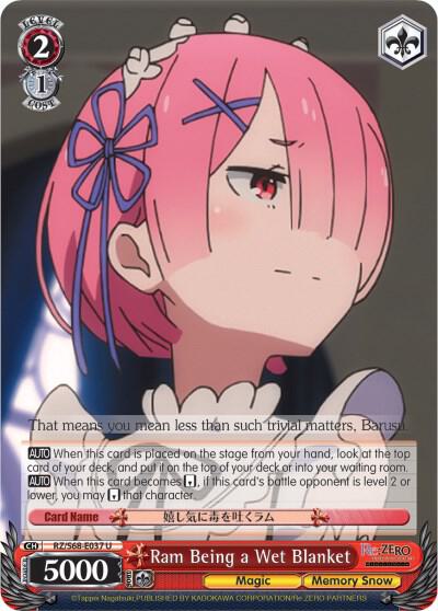Ram Being a Wet Blanket - [Re:ZERO Memory Snow] | Gear Gaming Fayetteville