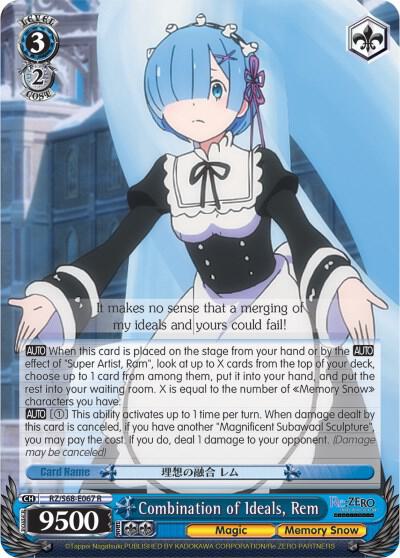 Combination of Ideals, Rem - [Re:ZERO Memory Snow] | Gear Gaming Fayetteville